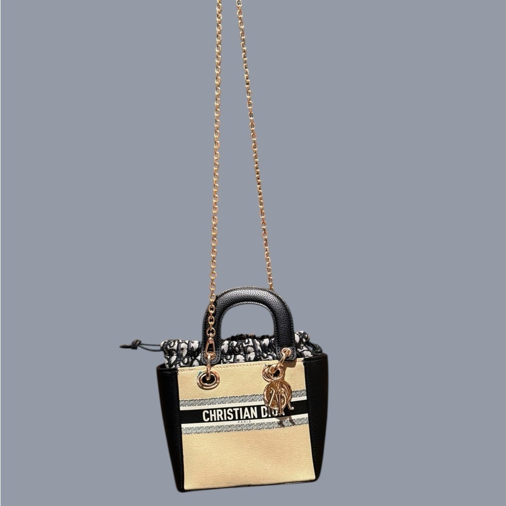 GWP Dior Black and Tan Tote Bag - Picture 4 of 8